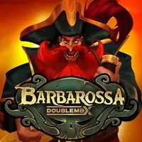 Barbarossa DoubleMax slot logo by Peter & Sons at Hercules Casino