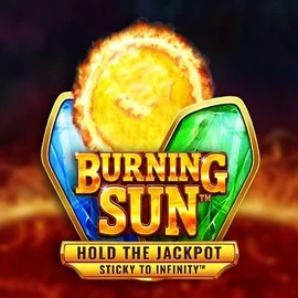 Burning Sun slot logo by Wazdan at Hercules CasinoBurning Sun