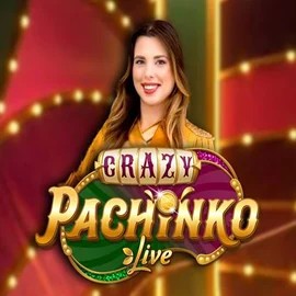 Live Casino logo of Crazy Pachinko from Evolution at Hercules Casino