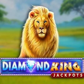Diamond King Jackpots logo – Jackpots by SpinPlay Games at Hercules Casino