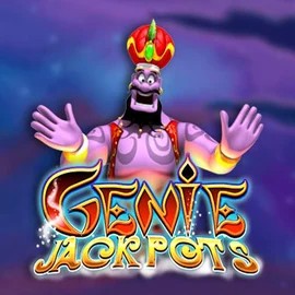 Genie Jackpots slot visual from Blueprint Gaming available on herculesscasino.com