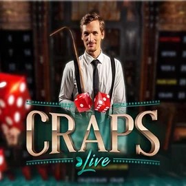 Live Craps logo by Evolution at Hercules Casino