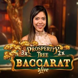 Prosperity Tree Baccarat online game logo by Evolution on herculesscasino.com