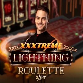 XXXtreme Lightning Roulette by Evolution, showcased at herculesscasino.com – game logo